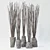 Rustic Branches Stone Vases 3D model small image 1