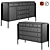 Dantone Home Visage Chest: Stylish Storage Solution 3D model small image 1