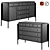 Dantone Home Visage Chest: Stylish Storage Solution 3D model small image 5