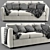 Ikea Finnala Three-Seater Sofa 3D model small image 3