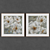 2 Frame Collection: 800x800mm Frames with 2000x2000 Textures 3D model small image 1