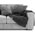 BoConcept Cenova: Modern 2-Seater Sofa 3D model small image 3