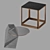 Sleek Coffee Table Set 3D model small image 4