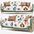 Elegant Capri Sofa: Stylish Decorative Cover 3D model small image 3