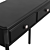 Elegant Le Visage Console with Drawers 3D model small image 3