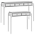 Elegant Le Visage Console with Drawers 3D model small image 4