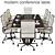 Modern Conference Table 06 3D model small image 3