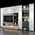 Sleek TV Shelf 0231 - Organize and Display 3D model small image 2