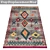 Luxury Rug Set: 3 High-Quality Textures 3D model small image 3