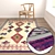 Luxury Rug Set: 3 High-Quality Textures 3D model small image 5