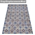 Premium Textured Carpets Set 3D model small image 3