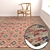 Premium Textured Carpets Set 3D model small image 5