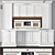 Modern Kitchen Set: V-Ray & Corona, OBJ, Real Scale 3D model small image 5
