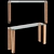 Cristal CII015: Brushed Copper Console 3D model small image 3