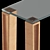 Cristal CII015: Brushed Copper Console 3D model small image 1