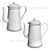 Vintage Grunge Coffee Pot 3D model small image 11