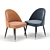 Elegant Camille Chair: Comfort and Style 3D model small image 4