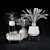 Lush Indoor Greenery Set 3D model small image 7