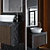 Modern Bathroom Furniture Set 3D model small image 2