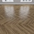  Parquet Oak: Herringbone, Linear, Chevron 3D model small image 3