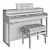 Roland HP 704: Premium Digital Piano 3D model small image 5