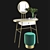 Elegant "For Miss" Dressing Table 3D model small image 4