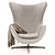  Hansen Egg Armchair: Imported Luxury for Render 3D model small image 2