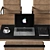 Sleek Management Desk 2015 3D model small image 4