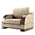 Modern Ergonomic Home Chair 3D model small image 2