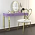 Elegant Vanity Set: Dressing Table, 2015 Design 3D model small image 4