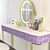 Elegant Vanity Set: Dressing Table, 2015 Design 3D model small image 6
