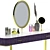 Elegant Vanity Set: Dressing Table, 2015 Design 3D model small image 9