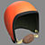 Sleek Moto Helmet 3D model small image 1