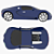 Luxury Speed King: Bugatti Veyron 3D model small image 6
