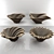 EcoCraft Wooden Bowls: Artistic and Sustainable 3D model small image 2