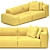 Modern Comfort: Neowall Sofa 3D model small image 1