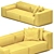 Modern Comfort: Neowall Sofa 3D model small image 3