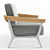 Meraki Claudio Single Seater Sofa 3D model small image 2