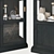 IKEA Malshyo Display Cabinet 3D model small image 2