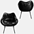 Elegant Angulo Armchair: Modern Comfort by Wade Logan 3D model small image 2