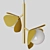 Glowing Flower Pendant Light 3D model small image 4