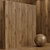 Seamless Oak Wood Set 108 3D model small image 3