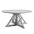 Elegant Brooks Round Dining Table 3D model small image 3