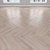 Modern Oak Parquet: Herringbone, Linear, Chevron 3D model small image 3