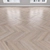 Modern Oak Parquet: Herringbone, Linear, Chevron 3D model small image 4