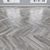 Versatile Oak Parquet Collection: Herringbone, Linear & Chevron 3D model small image 3