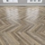 Oak Parquet: Herringbone, Linear & Chevron 3D model small image 3