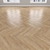 Oak Parquet: Herringbone, Linear & Chevron 3D model small image 3