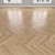 Oak Parquet: Herringbone, Linear & Chevron 3D model small image 4