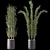 Decorative Plant Duo: Interior Bliss 3D model small image 7